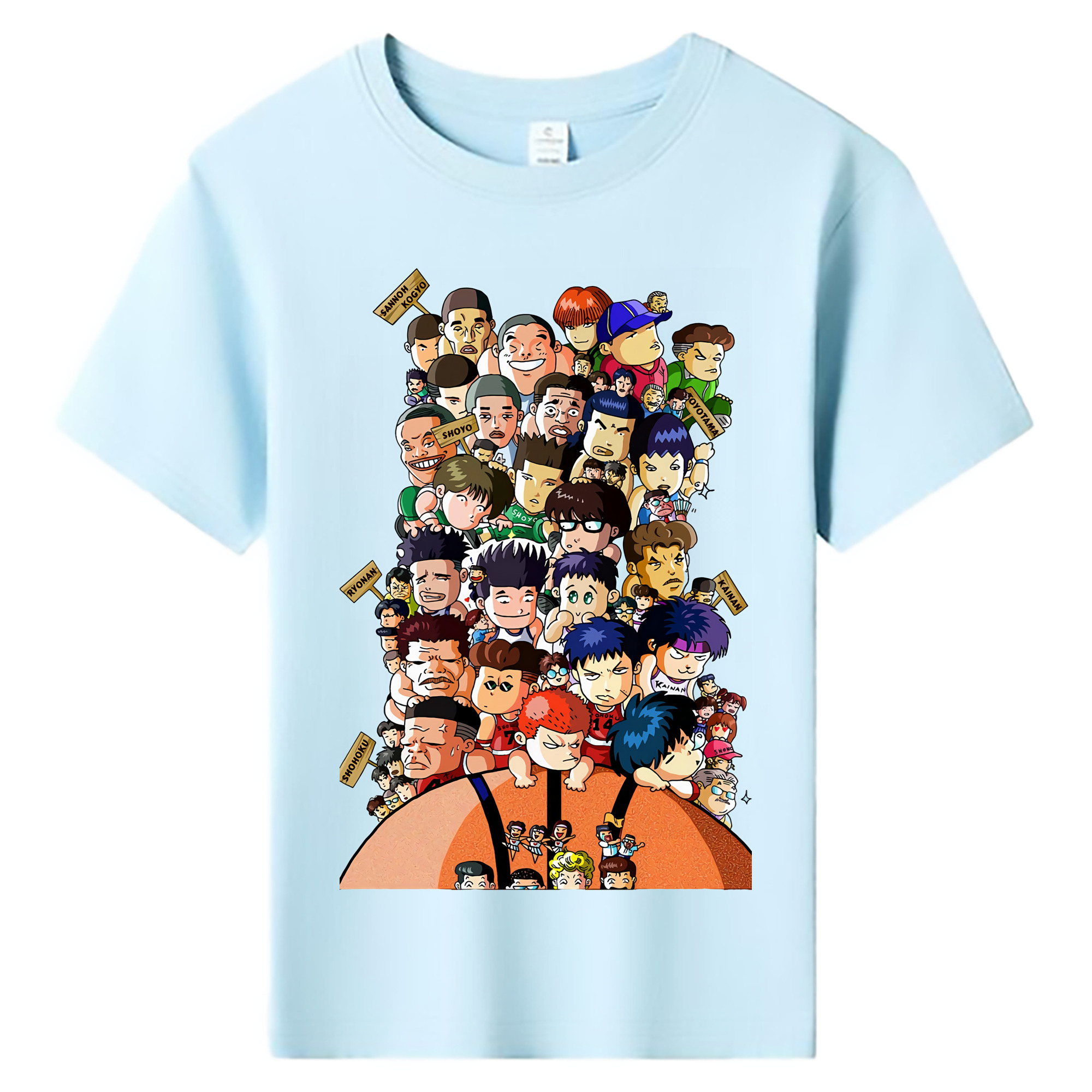 （画像用） SLAM DUNK／スラムダンク 綿100％キッズTシャツ（フロントプリント）